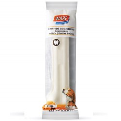 Warf - Warf Sığır Derisi Köpek Beyaz Ödül Kemiği 150 Gr - 20,5 Cm