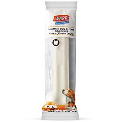 Warf Sığır Derisi Köpek Beyaz Ödül Kemiği 150 Gr - 20,5 Cm - Warf