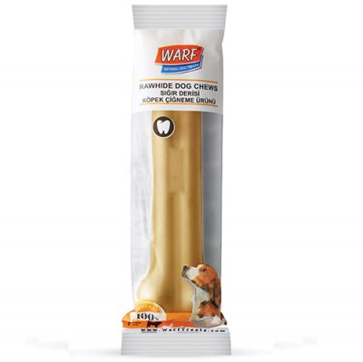 Warf 6066 Sığır Derisi Köpek Naturel Ödül Kemiği 150 Gr - 20,5 Cm