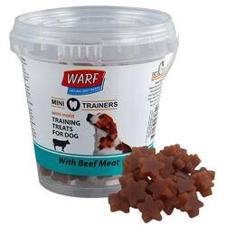 Warf - Warf 6080 Mini Trainer Biftek Etli Yumuşak Küçük Irk Köpek Ödülü 200 Gr