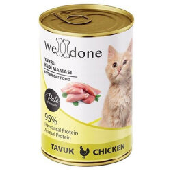 Welldone Kitten Tavuk Etli Pate Yavru Kedi Konservesi 400 Gr - WellDone