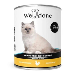 WellDone - Welldone Kitten Tavuk Etli Pate Yavru Kedi Konservesi 415 Gr