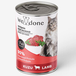 WellDone - Welldone Kuzu Etli Pate Yetişkin Kedi Konservesi 415 Gr