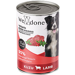 Welldone Kuzu Etli Pate Yetişkin Köpek Konservesi 415 Gr - WellDone