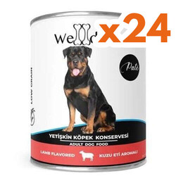WellDone - Welldone Kuzu Etli Pate Yetişkin Köpek Konservesi 415 Gr x 24 Adet
