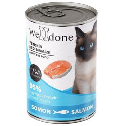 Welldone Somon Etli Pate Yetişkin Kedi Konservesi 400 Gr - WellDone