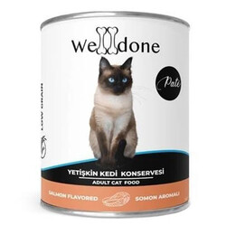 WellDone - Welldone Somon Etli Pate Yetişkin Kedi Konservesi 400 Gr