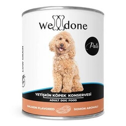 WellDone - Welldone Somonlu Pate Yetişkin Köpek Konservesi 415 Gr