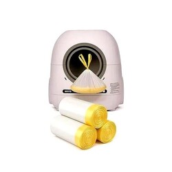 Wero - Wero Büzgülü Otomatik Kedi Tuvaleti Çöp Poşeti – 3 lü Rulo / 30 Adet (Pro Model Uyumlu)