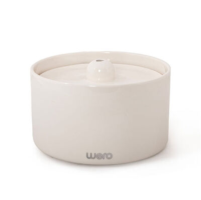 Wero Otomatik Kedi ve Köpek Su Sebili (Seramik) - 2 Lt (Beyaz)