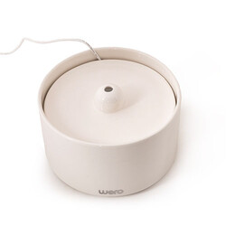 Wero Otomatik Kedi ve Köpek Su Sebili (Seramik) - 2 Lt (Beyaz) - Thumbnail