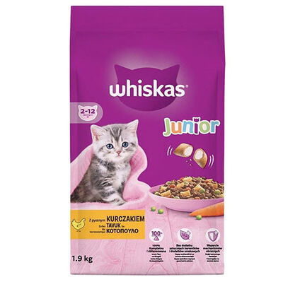 Whiskas Chicken Kitten Yavru Tavuklu Kedi Maması 1,9 Kg