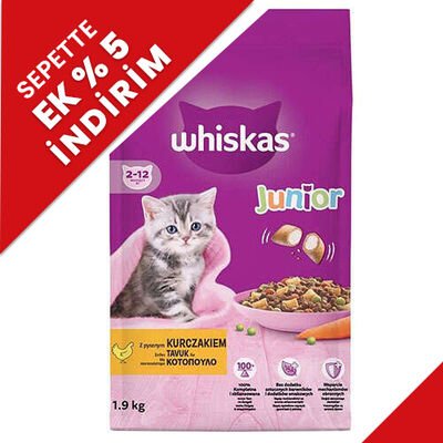 Whiskas Kitten Yavru Tavuklu Kedi Maması 1,9 Kg