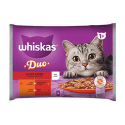 Whiskas - Whiskas Duo Klasik Karma Lezzetler Kedi Yaş Maması 4 Adet x 85 Gr
