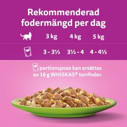 Whiskas Duo Kümes Hayvanlı ve Sığır Etli Kedi Maması 85 Gr x 12 Adet - 5