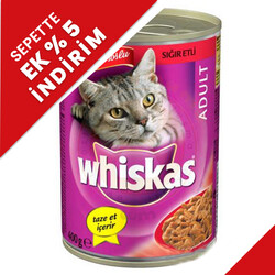 Whiskas - Whiskas Gravy Soslu Sığır Etli Kedi Konservesi 400 Gr