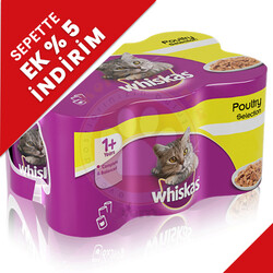 Whiskas - Whiskas Gravy Soslu Tavuk Etli Kedi Konservesi 400 Gr - (12 Adet x 400 Gr)