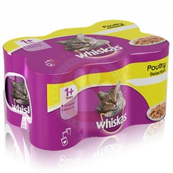 Whiskas - Whiskas Gravy Soslu Tavuk Etli Kedi Konservesi 400 Gr - (12 Adet x 400 Gr)