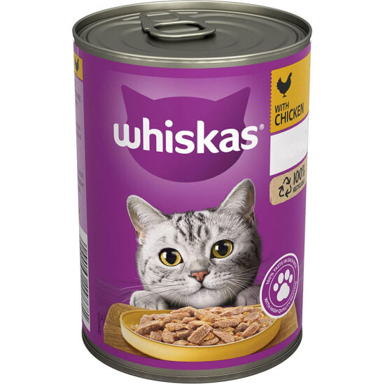 Whiskas Gravy Soslu Tavuk Etli Kedi Konservesi 400 Gr - 1
