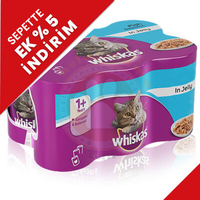 Whiskas Jöle İçinde Ton Balıklı Kedi Konservesi 400 Gr - (12 Adet x 400 Gr)