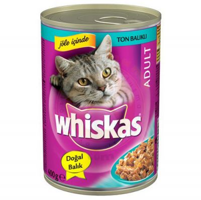 Whiskas Jöle İçinde Ton Balıklı Kedi Konservesi 400 Gr