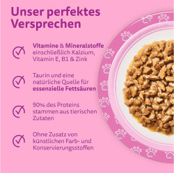 Whiskas Junior Pouch Pure Delight Kümes Hayvanlı Yavru Kedi Yaş Maması 4 Adet x 85 Gr - 3