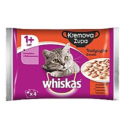 Whiskas Pouch Çorba Klasik Seçenekler Kedi Yaş Maması 4 Adet x 85 Gr - Whiskas