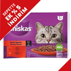 Whiskas - Whiskas Pouch Etli Seçenekler Kedi Yaş Maması 85 Gr x 4 Adet