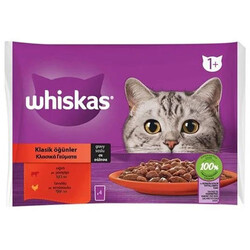 Whiskas - Whiskas Pouch Etli Seçenekler Kedi Yaş Maması 85 Gr x 4 Adet