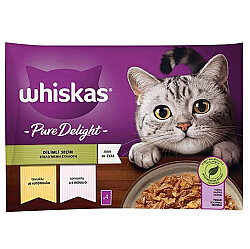 Whiskas Pouch Pure Delight Seçenekler Kedi Yaş Maması 4 Adet x 85 Gr - Whiskas