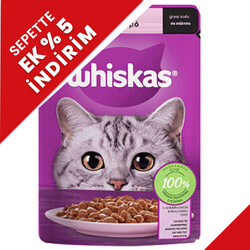 Whiskas - Whiskas Pouch in Gravy Somonlu Kedi Yaş Maması 85 Gr