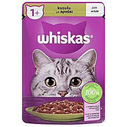 Whiskas Pouch Jöleli Kuzu Etli Kedi Yaş Maması 85 Gr - Whiskas