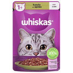 Whiskas - Whiskas Pouch Jöleli Kuzu Etli Kedi Yaş Maması 85 Gr