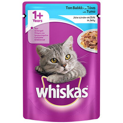 Whiskas - Whiskas Pouch Jöleli Ton Balıklı Kedi Yaş Maması 85 Gr