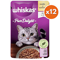 Whiskas Pouch Pure Delight Tavuklu Kedi Yaş Maması 85 Gr x 12 Adet - Whiskas