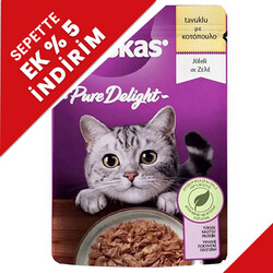 Whiskas - Whiskas Pouch Pure Delight Güveçte Tavuklu Kedi Yaş Maması 85 Gr