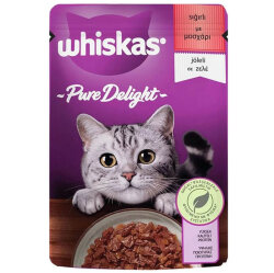 Whiskas Pouch Pure Delight Sığır Etli Kedi Yaş Maması 85 Gr x 12 Adet - 2