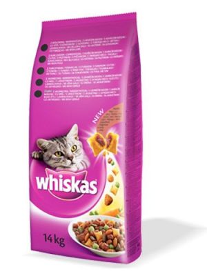 Whiskas Sığır Eti ve Sebzeli Kedi Maması 14 Kg