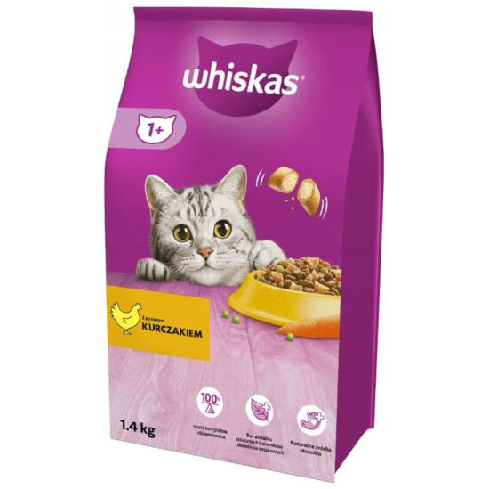 Whiskas Tavuk Etli ve Sebzeli Kedi Maması 1,4 Kg - 1