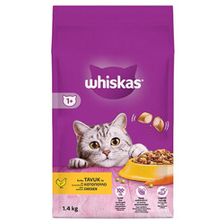 Whiskas - Whiskas Tavuk Etli ve Sebzeli Yetişkin Kedi Maması 1,4 Kg