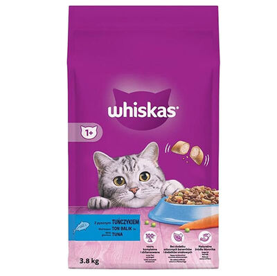 Whiskas Ton Balıklı ve Sebzeli Kedi Maması 3,8 Kg