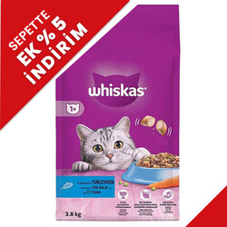 Whiskas - Whiskas Ton Balıklı ve Sebzeli Kedi Maması 3,8 Kg
