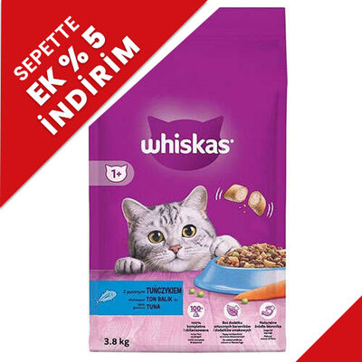 Whiskas Ton Balıklı ve Sebzeli Kedi Maması 3,8 Kg