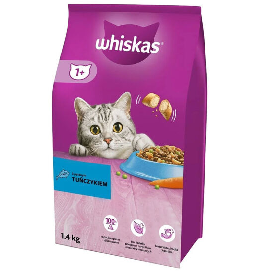 Whiskas Ton Balıklı ve Sebzeli Kedi Maması 1,4 Kg - 1