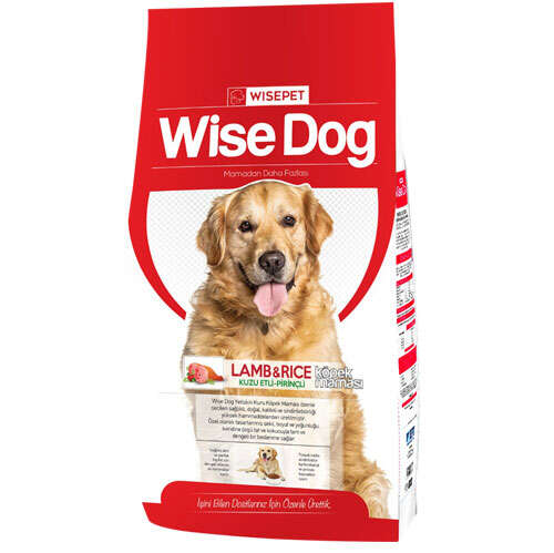 Wise Dog Lamb Rice Kuzu Etli Yetiskin Kopek Mamasi 15 Kg Kopek Kuru Mamalari Wise Dog