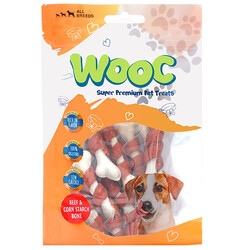 Wooc - Wooc Beef Starch Bone Kemik Sargı Köpek Ödülü 80 Gr