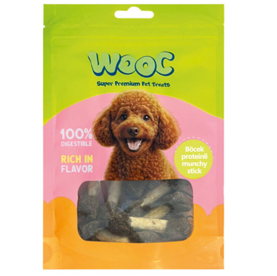 Wooc Böcekli Protein Munchy Köpek Ödülü 75 Gr x 2 Adet - 2.si %50 İndirimli - 2