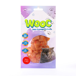 Wooc Chicken & Carrot Chips Tavuk Etli ve Havuçlu Kedi Ödülü 40 Gr - Wooc