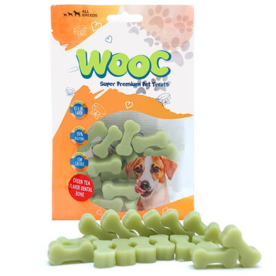 Wooc Tea Flavor Dental Bone Ağız ve Diş Sağlığı Köpek Ödülü 80 Gr