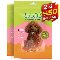 Wooc Chicken Rawhide Stick Tavuk Etli Köpek Ödülü 80 Gr x 2 Adet - 2.si %50 İndirimli - Wooc